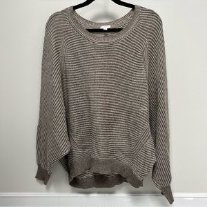 Nordstrom BP brown and white sweater